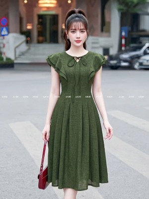 Đầm Xoè Xanh Cánh Tiên Greeny