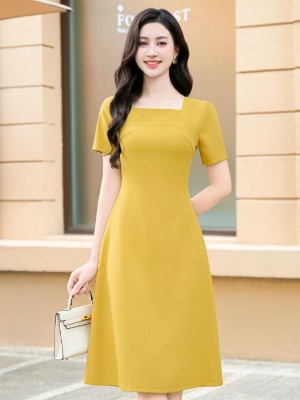 Đầm Suông A Vàng Sunny