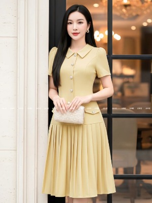 Đầm Đuôi Cá Xếp Ly Sunny